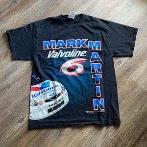 🏁 Vintage Mark Martin NASCAR T-Shirt – Racing Fan Collectible